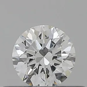 0.33 Carat Round F IF Natural Diamond