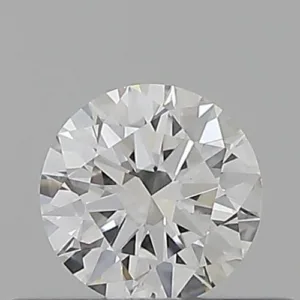0.33 Carat Round F VVS1 Natural Diamond