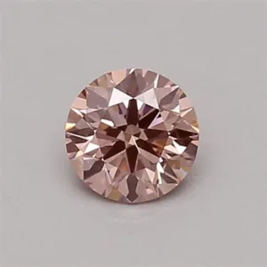 0.33 Carat Round Fancy Intense Pink VS1 Lab Diamond