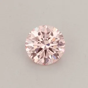 0.33 Carat Round Fancy Intense Pink VVS2 Lab Diamond