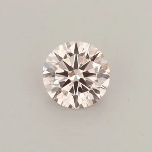 0.33 Carat Round Fancy Light Pink VVS2 Lab Diamond