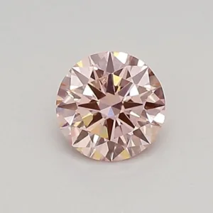 0.36 Carat Round Fancy Intense Pink VS1 Lab Diamond