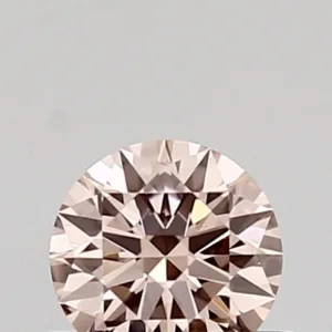 0.36 Carat Round Fancy Intense Pink VVS2 Lab Diamond