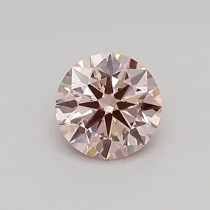 0.37 Carat Round Fancy Intense Pink VS1 Lab Diamond