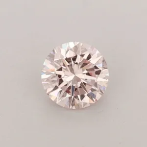 0.37 Carat Round Fancy Pink VS2 Lab Diamond