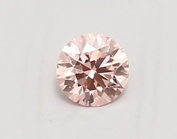 0.37 Carat Round Fancy Vivid Pink VVS1 Lab Diamond 1 0.37 Carat Round Fancy Vivid Pink VVS1 Lab Diamond