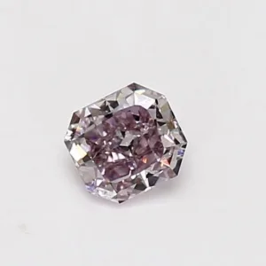 0.39 Carat Radiant Fancy Purple Pink VS1 Natural Diamond