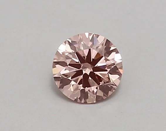 0.39 Carat Round Fancy Vivid Pink VVS2 Lab Diamond 1 0.39 Carat Round Fancy Vivid Pink VVS2 Lab Diamond