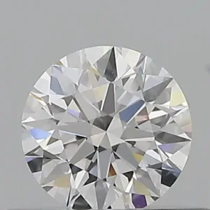 0.4 Carat Round D VVS2 Natural Diamond