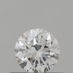 0.4 Carat Round D VVS2 Natural Diamond