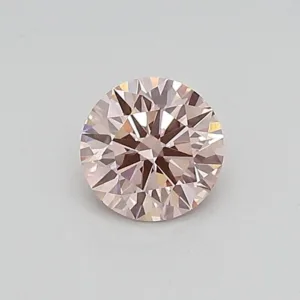 0.4 Carat Round Fancy Intense Pink VS1 Lab Diamond