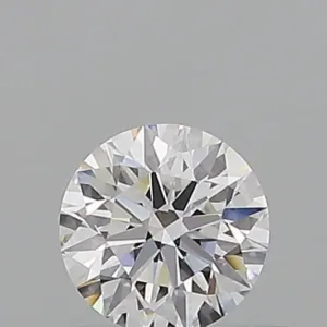 0.41 Carat Round D VVS2 Natural Diamond