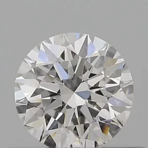 0.42 Carat Round F IF Natural Diamond