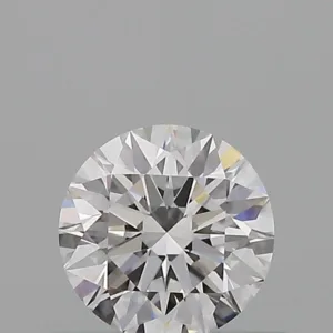 0.44 Carat Round D VVS2 Natural Diamond