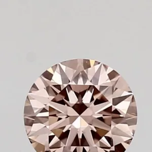 0.44 Carat Round Fancy Intense Pink VS1 Lab Diamond