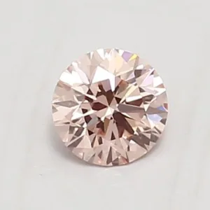 0.44 Carat Round Fancy Intense Pink VS1 Lab Diamond
