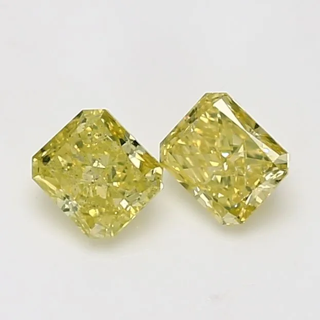 0.46 Carat Radiant Fancy Intense Yellow Natural Diamond 1 0.46 Carat Radiant Fancy Intense Yellow Natural Diamond