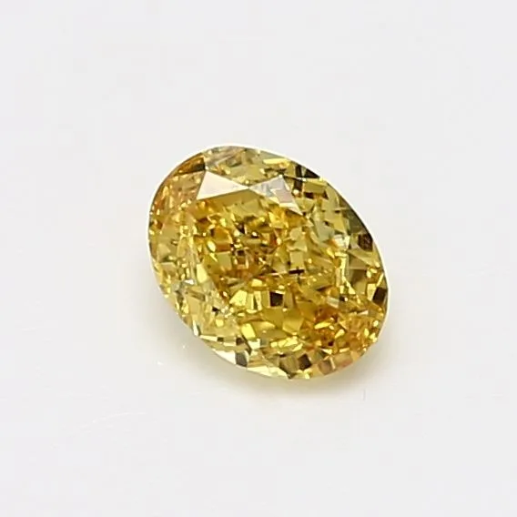 0.5 Carat Oval Fancy Vivid Yellow SI2 Natural Diamond 1 0.5 Carat Oval Fancy Vivid Yellow SI2 Natural Diamond