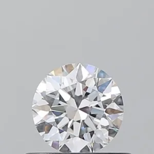 0.5 Carat Round D VVS2 Natural Diamond