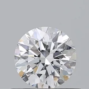 0.5 Carat Round D VVS2 Natural Diamond