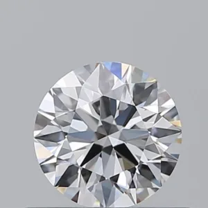 0.5 Carat Round D VVS2 Natural Diamond
