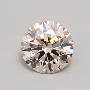 0.5 Carat Round Fancy Light Pink VS1 Lab Diamond