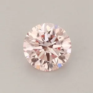 0.5 Carat Round Fancy Pink VS2 Lab Diamond