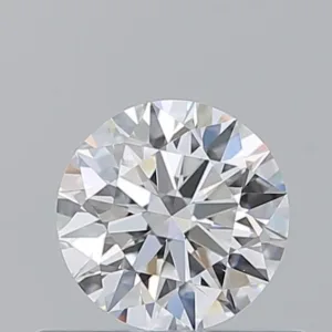 0.51 Carat Round D VVS1 Natural Diamond