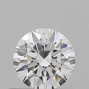 0.51 Carat Round D VVS1 Natural Diamond