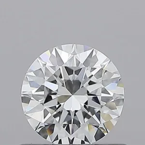 0.51 Carat Round D VVS1 Natural Diamond