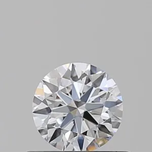 0.51 Carat Round D VVS2 Natural Diamond
