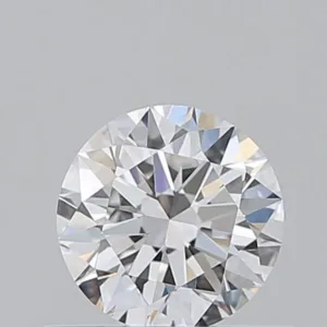 0.51 Carat Round D VVS2 Natural Diamond