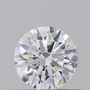 0.51 Carat Round E VVS1 Natural Diamond
