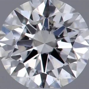 0.51 Carat Round F SI1 Natural Diamond