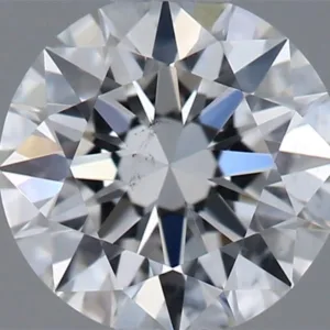 0.51 Carat Round F SI2 Natural Diamond