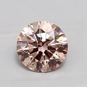 0.51 Carat Round Fancy Intense Pink VS1 Lab Diamond