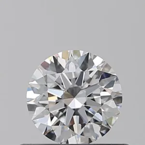 0.52 Carat Round D VVS1 Natural Diamond