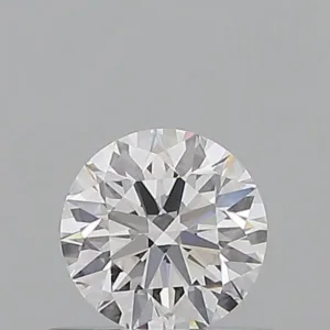 0.52 Carat Round D VVS2 Natural Diamond