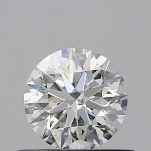 0.52 Carat Round I SI2 Natural Diamond