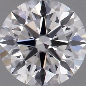 0.53 Carat Round D VS1 Natural Diamond