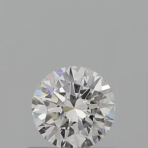 0.53 Carat Round D VVS2 Natural Diamond