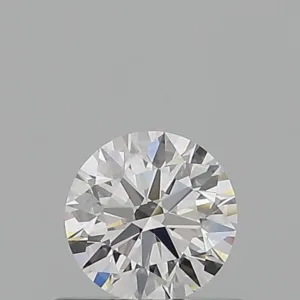 0.53 Carat Round D VVS2 Natural Diamond