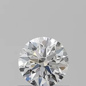 0.53 Carat Round E VVS2 Natural Diamond