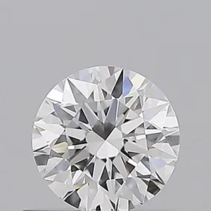0.54 Carat Round D VVS1 Natural Diamond