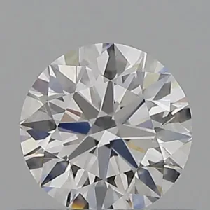 0.54 Carat Round D VVS2 Natural Diamond