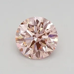 0.54 Carat Round Fancy Intense Pink VS2 Lab Diamond
