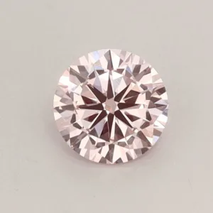 0.54 Carat Round Fancy Pink VS1 Lab Diamond