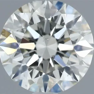 0.54 Carat Round H SI1 Natural Diamond