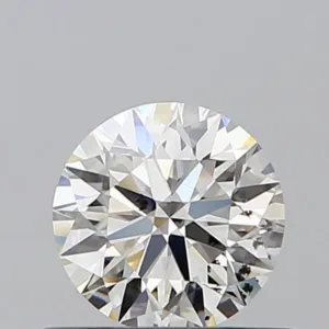 0.54 Carat Round I SI2 Natural Diamond