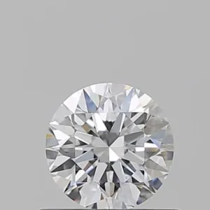 0.55 Carat Round D VVS2 Natural Diamond
